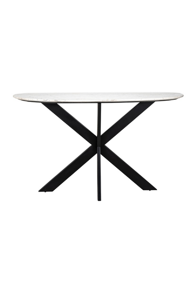 White Marble Console Table | Richmond Interiors Trocadero | Oroa.com