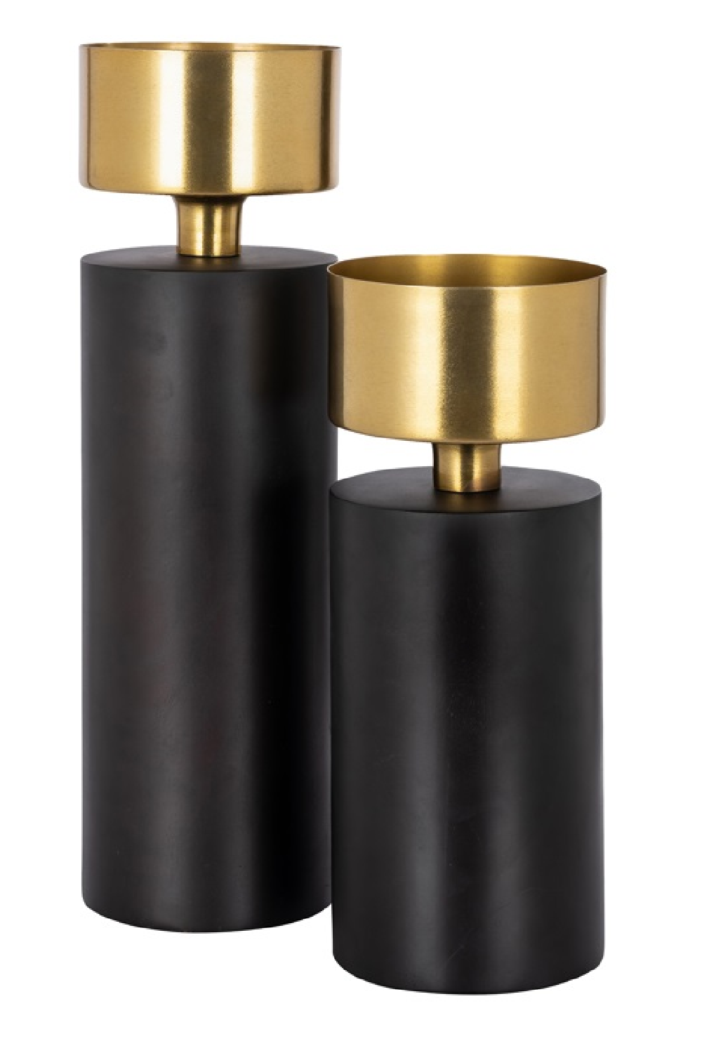 Black Cylindrical Candle Holder | OROA Tess | Oroa.com