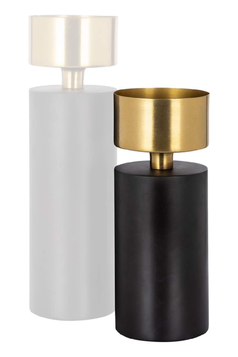 Black Cylindrical Candle Holder | OROA Tess | Oroa.com