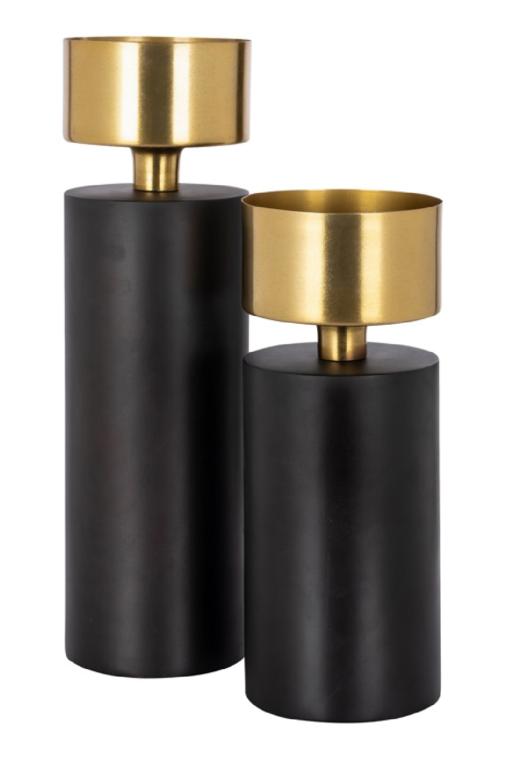 Black Cylindrical Candle Holder | OROA Tess | Oroa.com