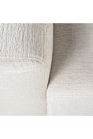 Cream 3-Seater Sofa with Ottoman | OROA Lund | Oroa.com