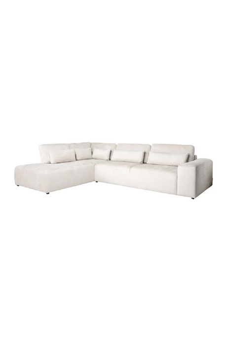 Cream 3-Seater Sofa with Ottoman | Richmond Interiors Lund | Oroa.com