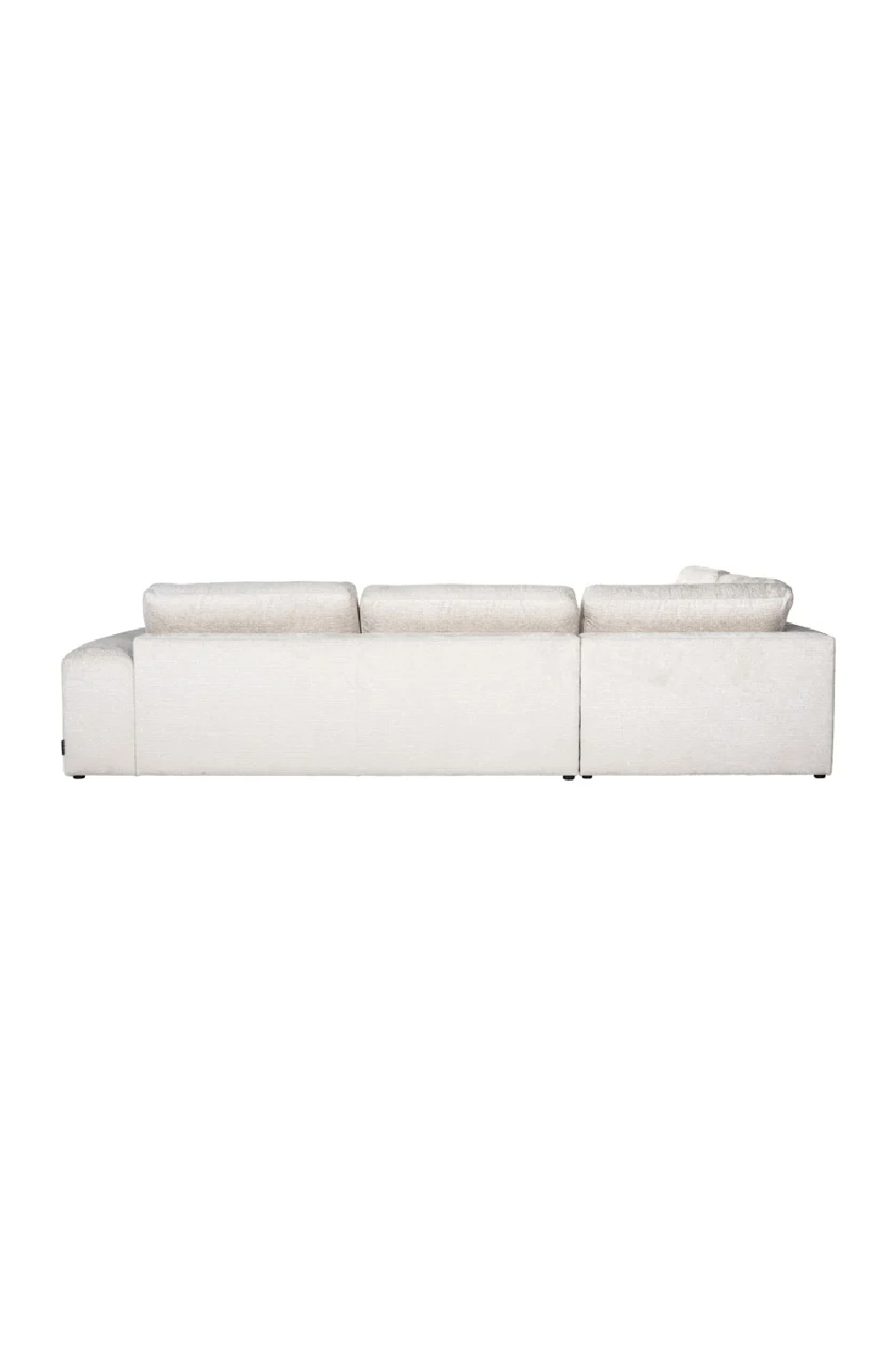 Cream 3-Seater Sofa with Ottoman | OROA Lund | Oroa.com