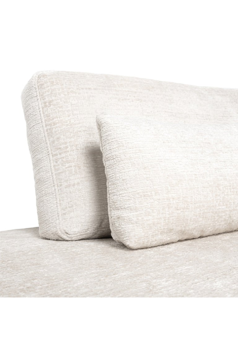 Cream 3-Seater Sofa with Ottoman | OROA Lund | Oroa.com