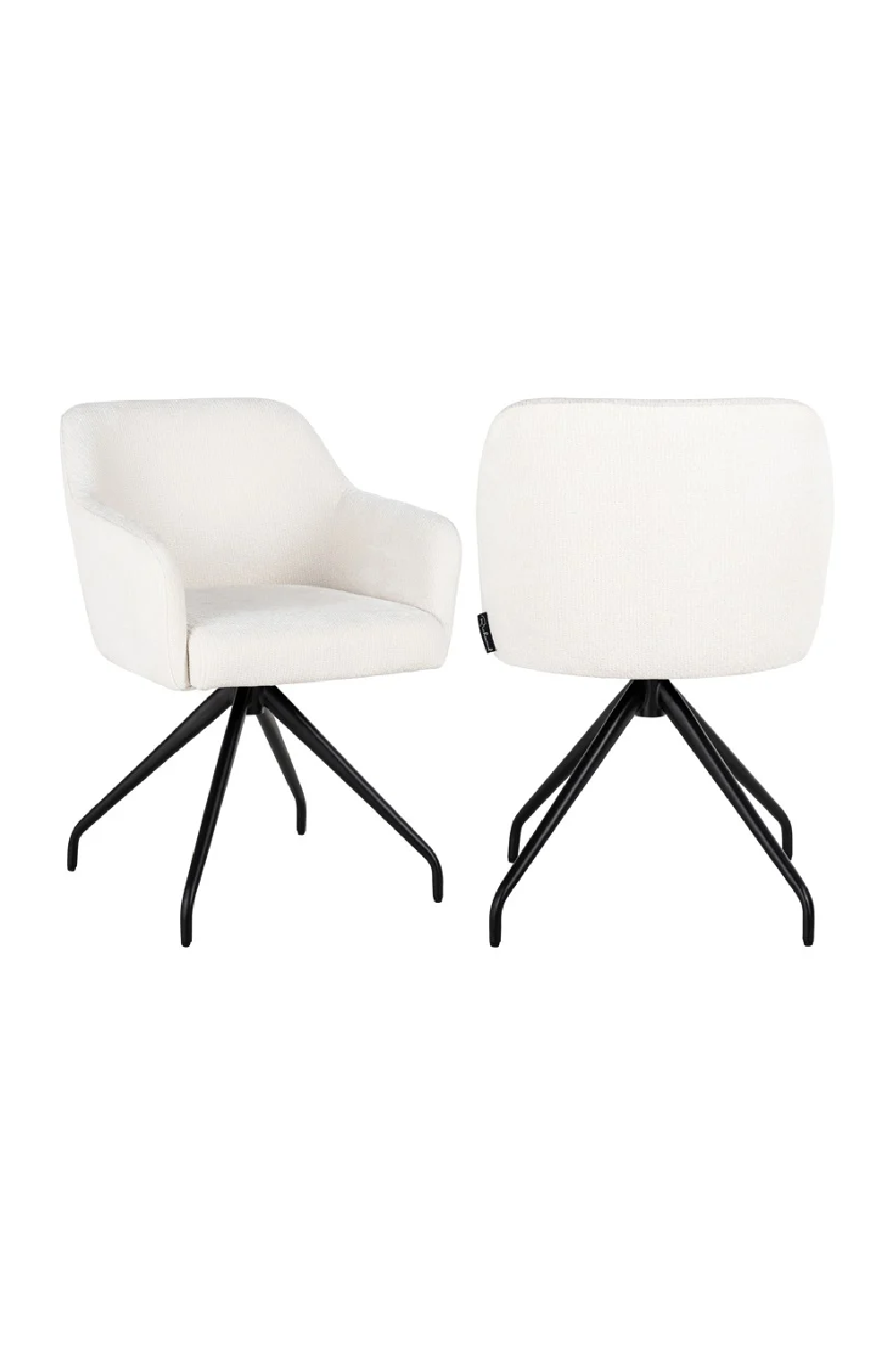 White Swivel Chair | OROA Benthe | Oroa.com