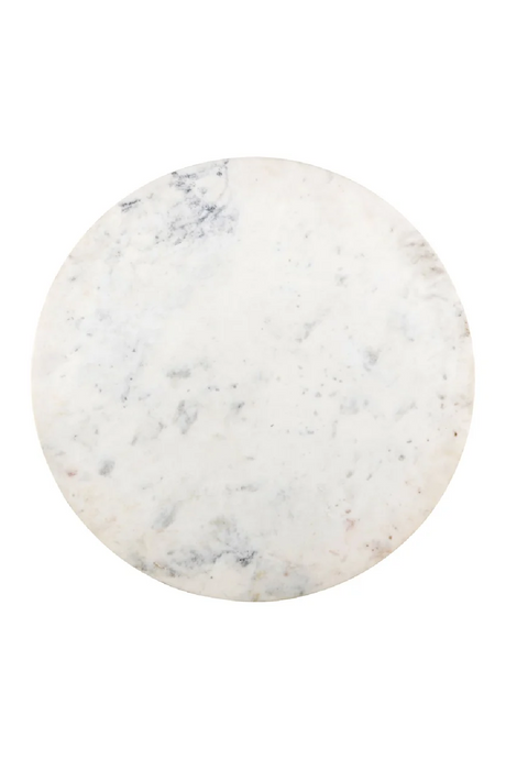 White Marble Pedestal Bar Table | Richmond Interiors Jagger | Oroa.com