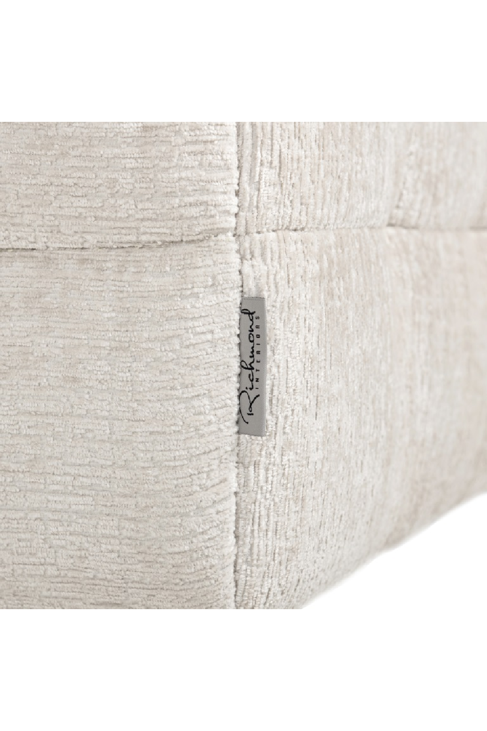 Cream Tufted Pouf | OROA Merrol | Oroa.com