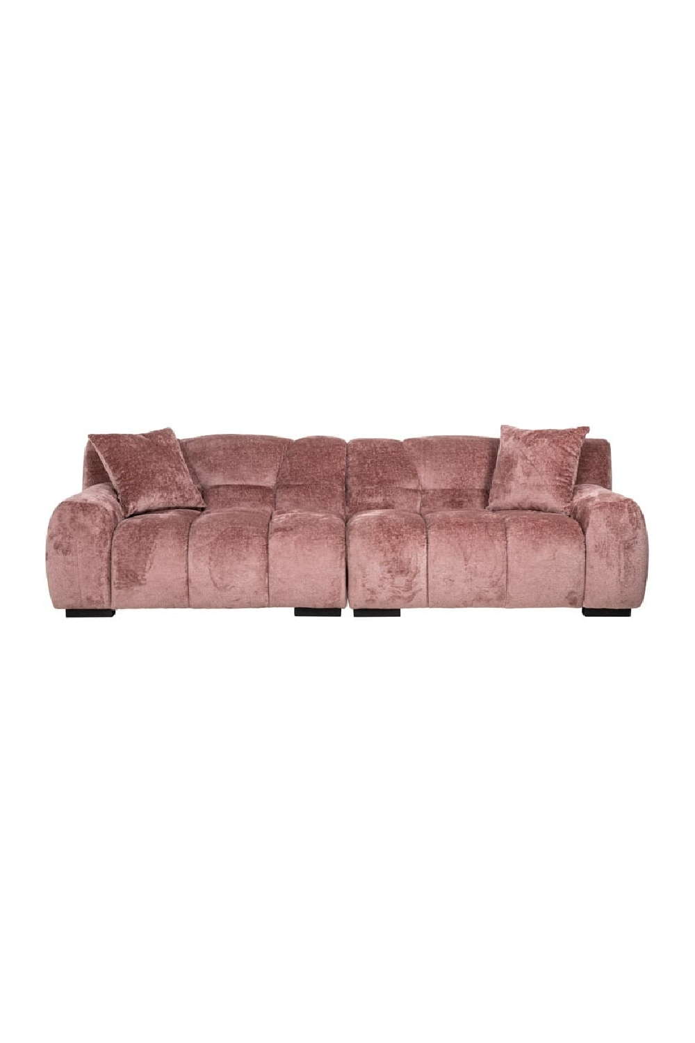 Chenille Chanelled Sofa | OROA Charelle | Oroa.com