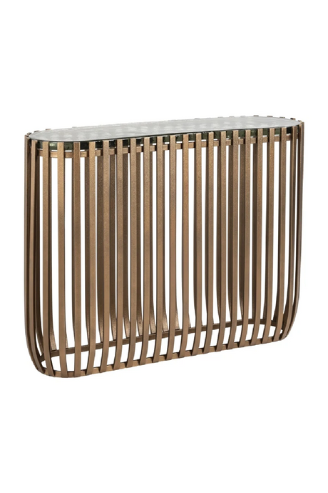 Glass Modern Console Table | Richmond Interiors Volante | Oroa.com