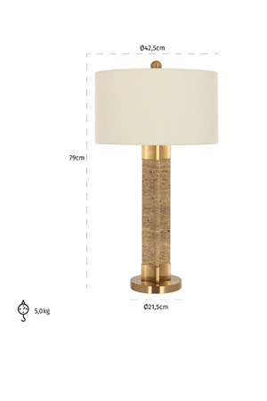 White Shade Table Lamp | Richmond Interiors Aaliyah | Oroa.com