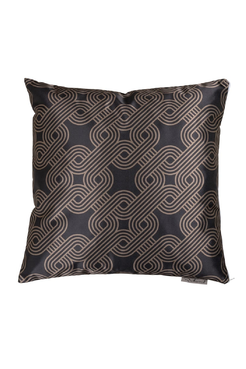 Dark Chain Patterned Pillow | Richmond Interiors Meagan | Oroa.com