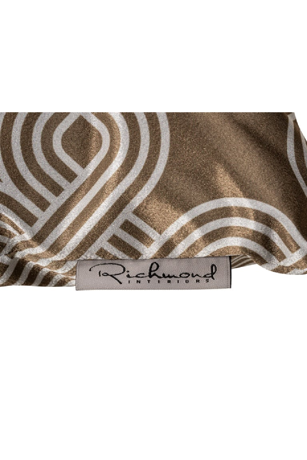 Brown Chain Patterned Pillow | OROA Marsha | Oroa.com