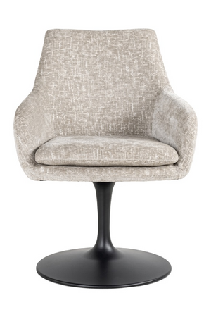 Pedestal Upholstered Swivel Chair | Richmond Interiors Marlon | Oroa.com