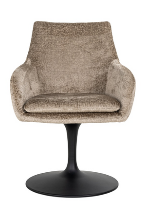 Pedestal Upholstered Swivel Chair | Richmond Interiors Marlon | Oroa.com