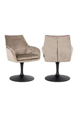 Pedestal Upholstered Swivel Chair | Richmond Interiors Marlon | Oroa.com