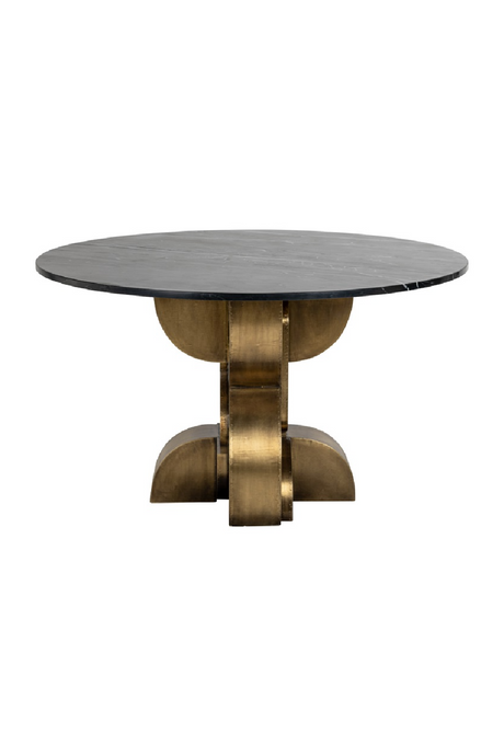 Marble Art Deco Dining Table | Richmond Interiors Maddox | Oroa.com
