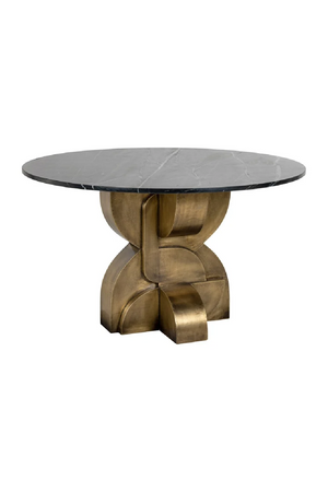 Marble Art Deco Dining Table | Richmond Interiors Maddox | Oroa.com
