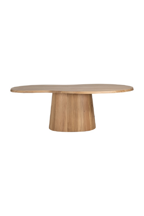 Oak Organic-Shaped Dining Table | Richmond Interiors Riva | Oroa.com