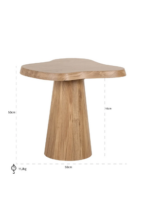 Natural Oak Side Table | Richmond Interiors Riva | Oroa.com