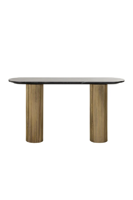 Black Marble Console Table | Richmond Interiors Dayton | Oroa.com