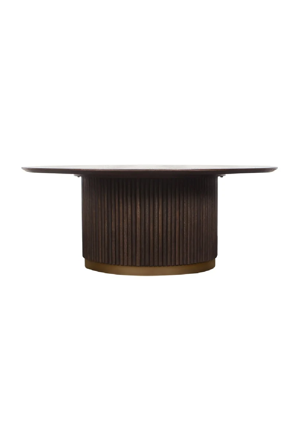 Round Wooden Coffee Table | OROA Luxor | Oroa.com