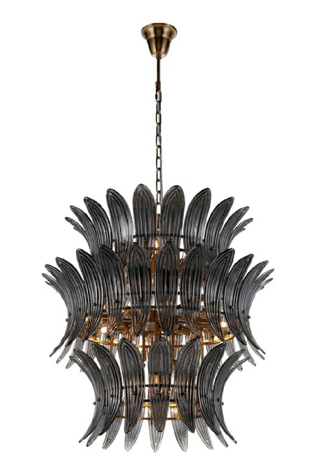 Glass Contemporary Hanging Lamp | Richmond Interiors Salina | Oroa.com
