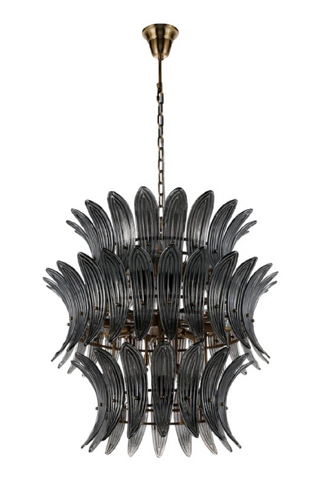 Glass Contemporary Hanging Lamp | Richmond Interiors Salina | Oroa.com