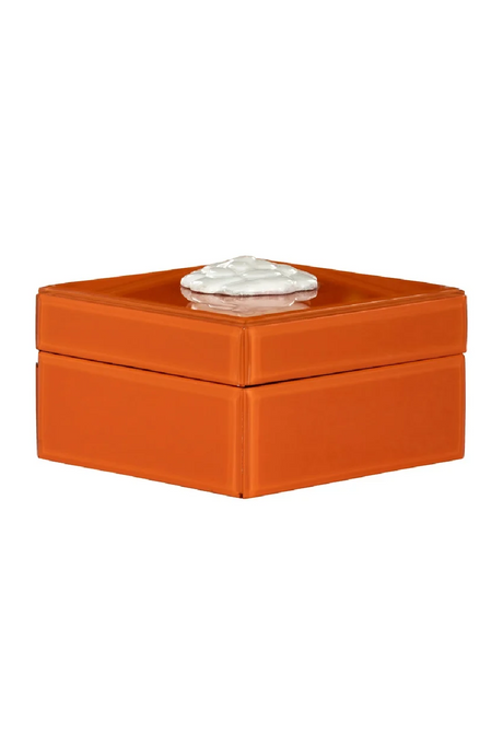 Orange Modern Storage Box | Richmond Interiors Lunia | Oroa.com