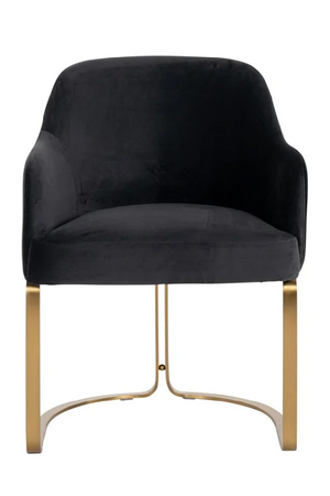 Dark Gray Velvet Armchair | Richmond Interiors Hadley | Oroa.com