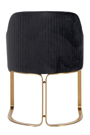 Dark Gray Velvet Armchair | Richmond Interiors Hadley | Oroa.com