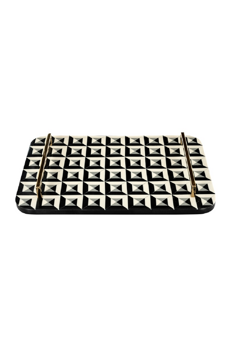 Geometric-Patterned Tray | Richmond Interiors Birte | Oroa.com