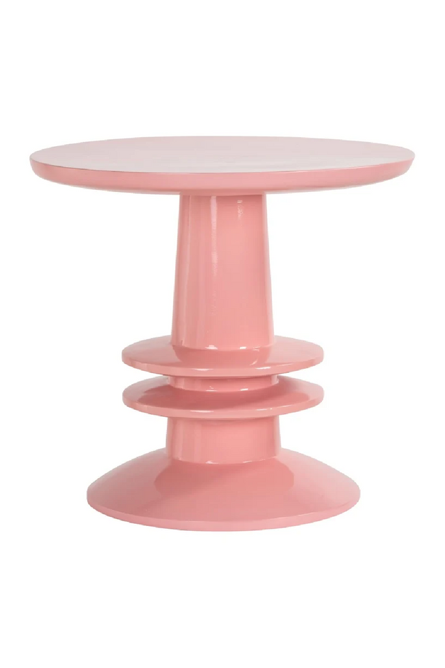 Pink Pedestal Side Table | Richmond Interiors Josy | Oroa.com