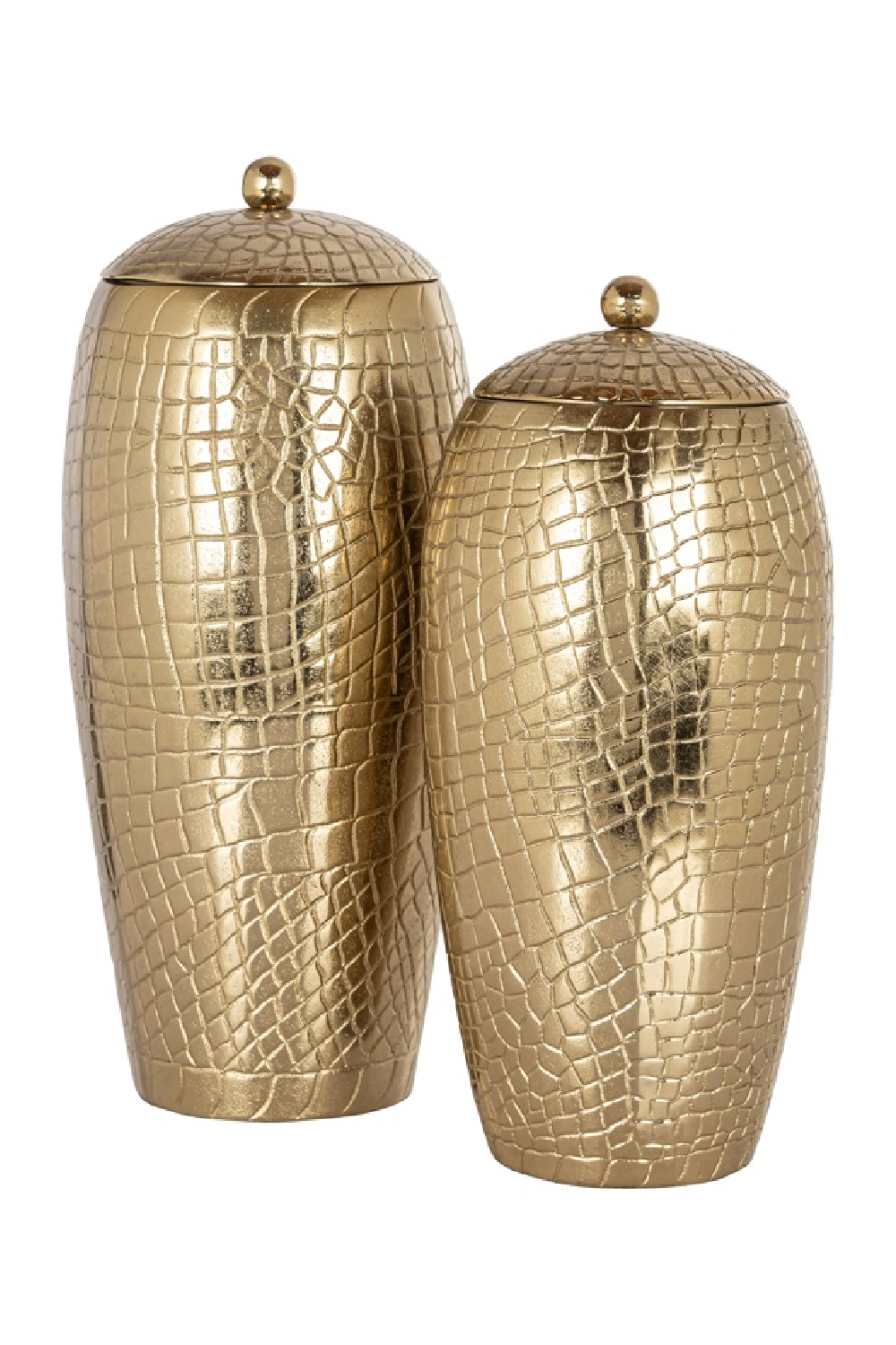 Gold Aluminium Jar S | OROA Marieke | Oroa.com