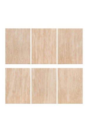 Geometrical Travertine Coffee Tables (2) | Richmond Interiors Fictus | Oroa.com