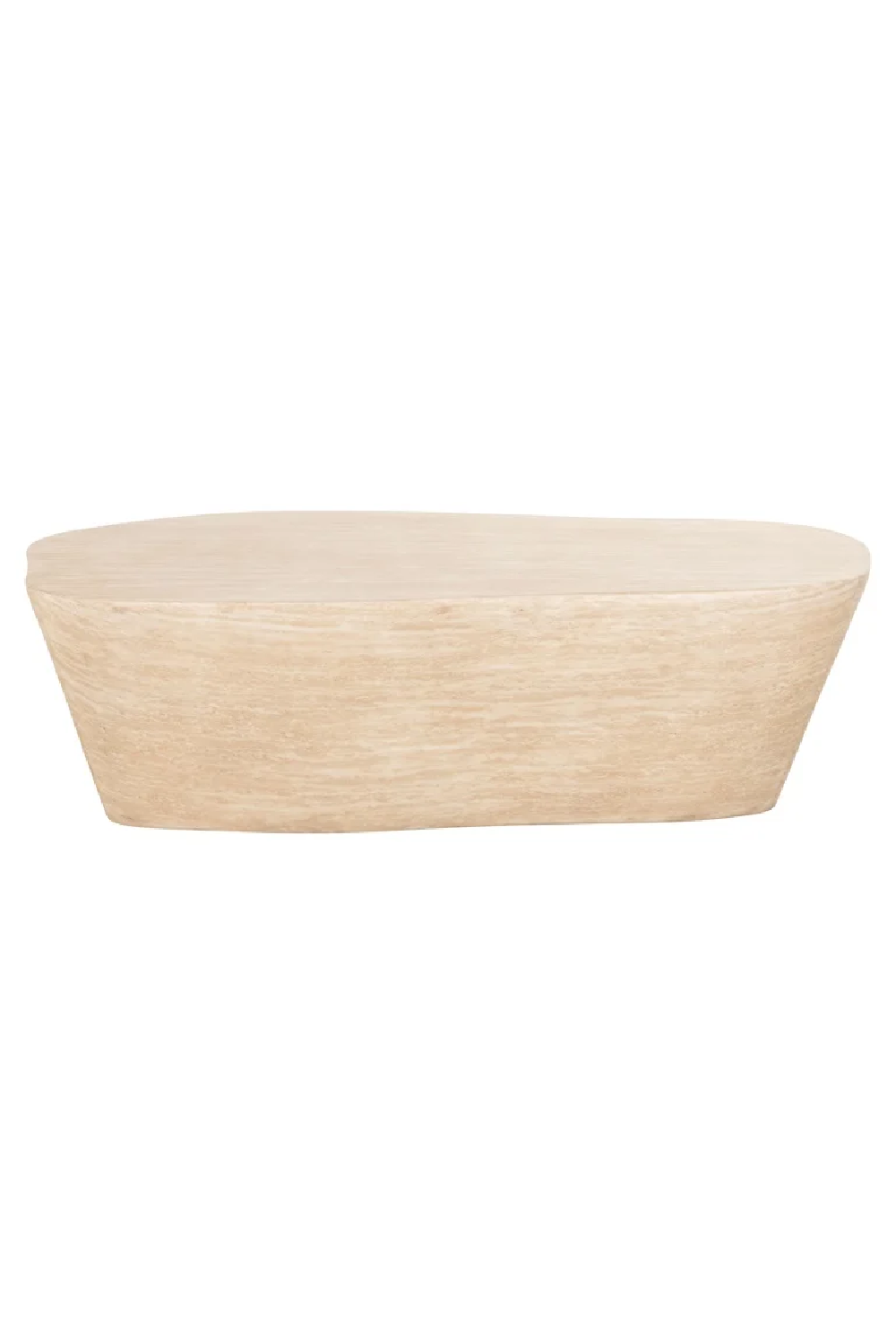 Beige Travertine Coffee Table | OROA Fictus | Oroatrade.com