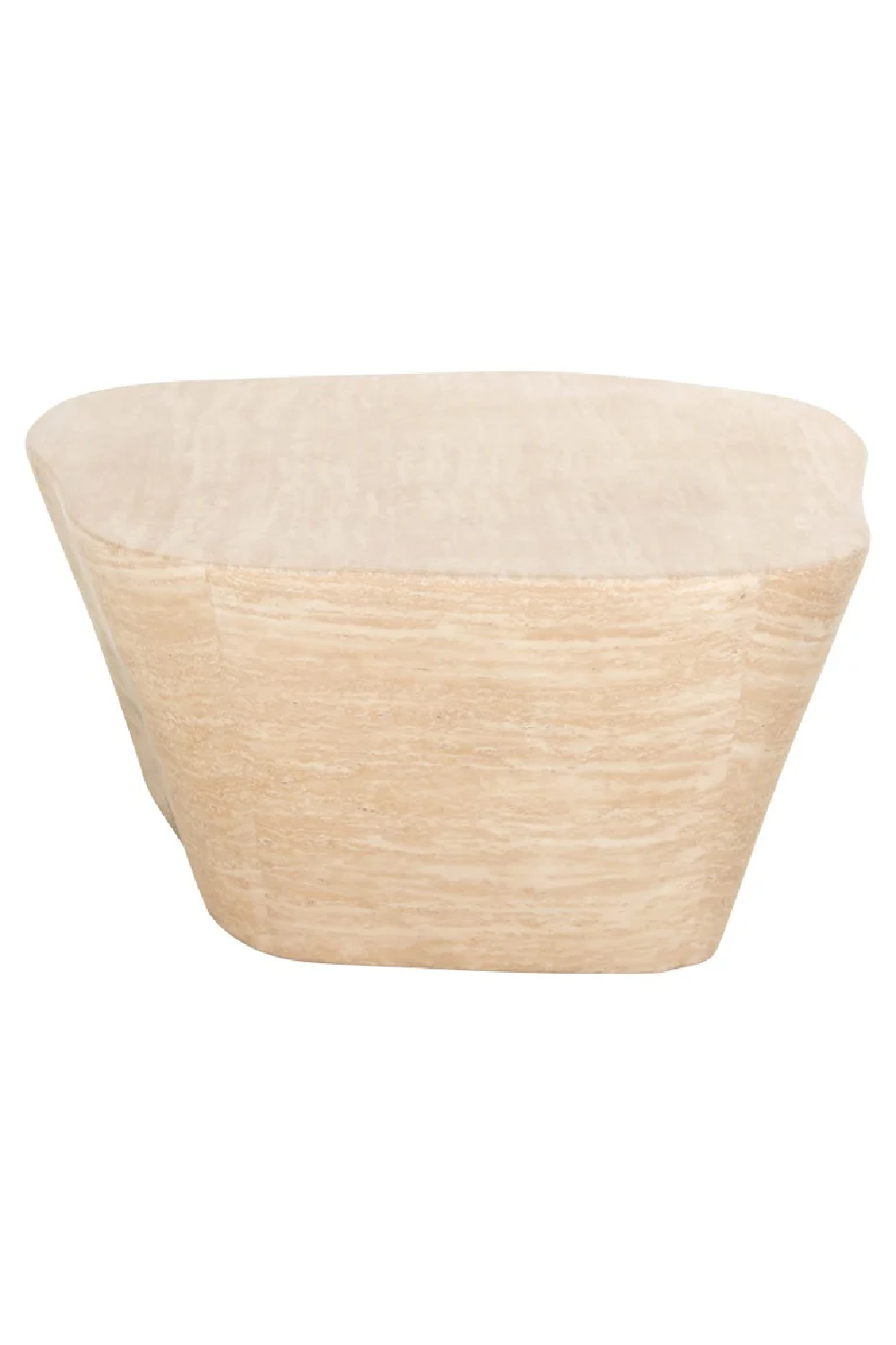 Beige Travertine Coffee Table | OROA Fictus | Oroatrade.com