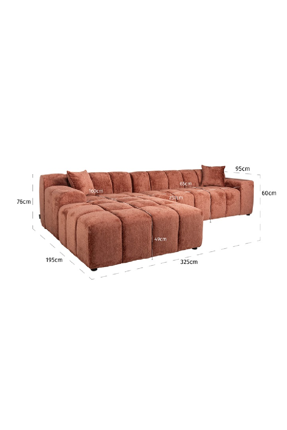 Pink Modern Sofa Set | OROA Cube | Oroa.com