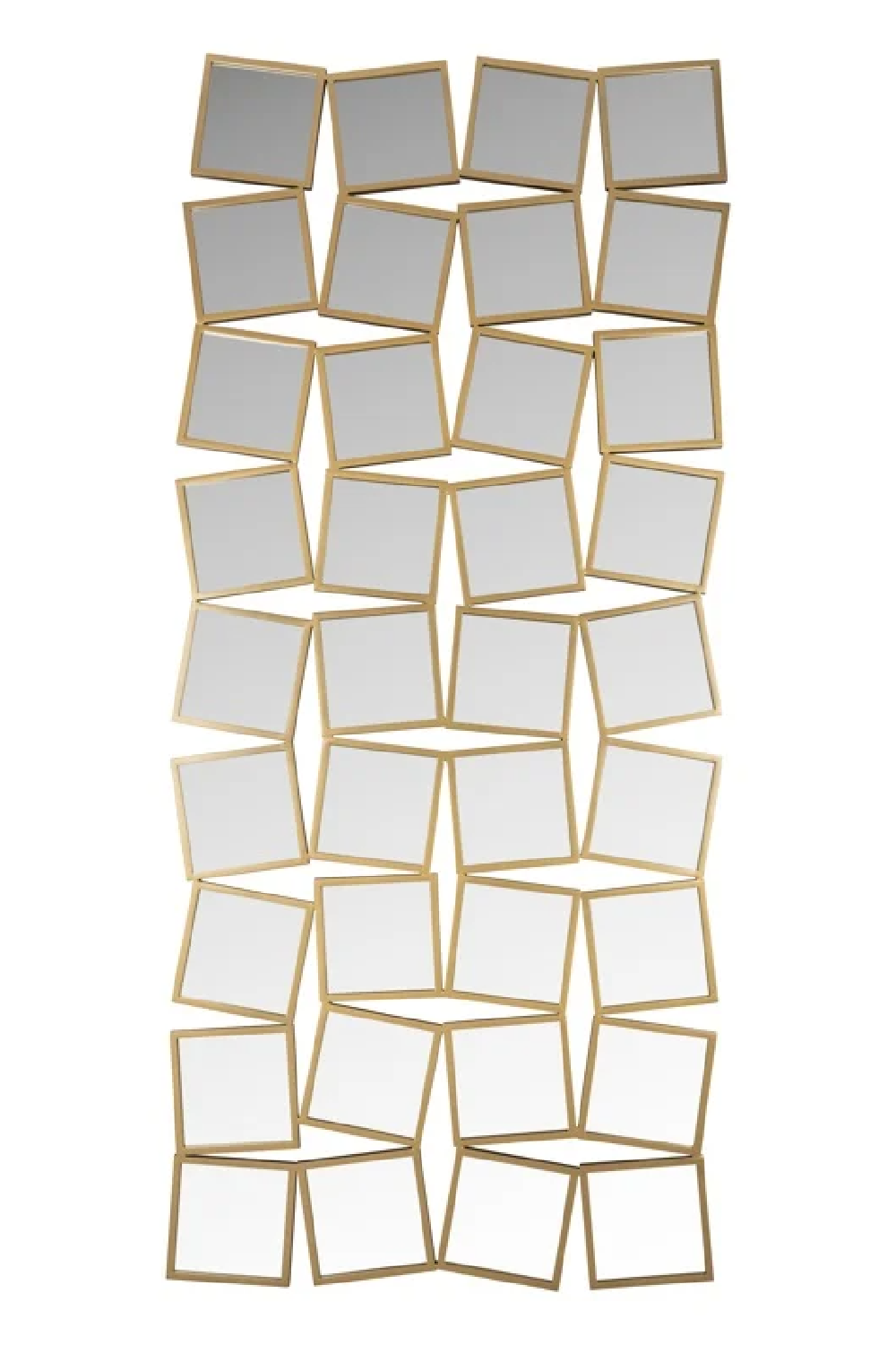 Gold Square Cluster Mirror | Richmond Interiors Badia | Oroa.com