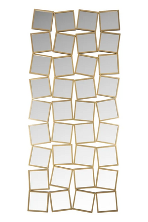 Gold Square Cluster Mirror | Richmond Interiors Badia | Oroa.com