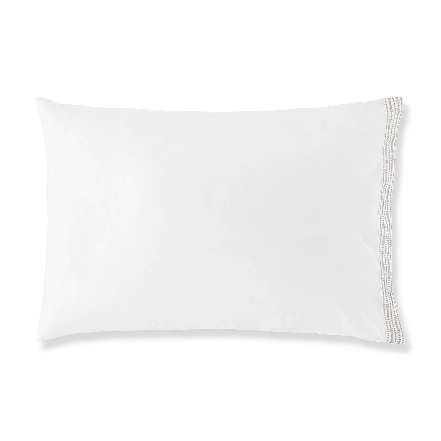 400TC Percale Embroidered Pillowcase Set | Amalia Home Memória | Oroa.com