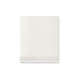 430TC Cotton Sateen Flat Sheet | Amalia Home Alba | Oroa.com