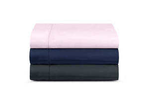 430TC Sateen Hemstitched Flat Sheet | Amalia Home Suave | Oroa.com