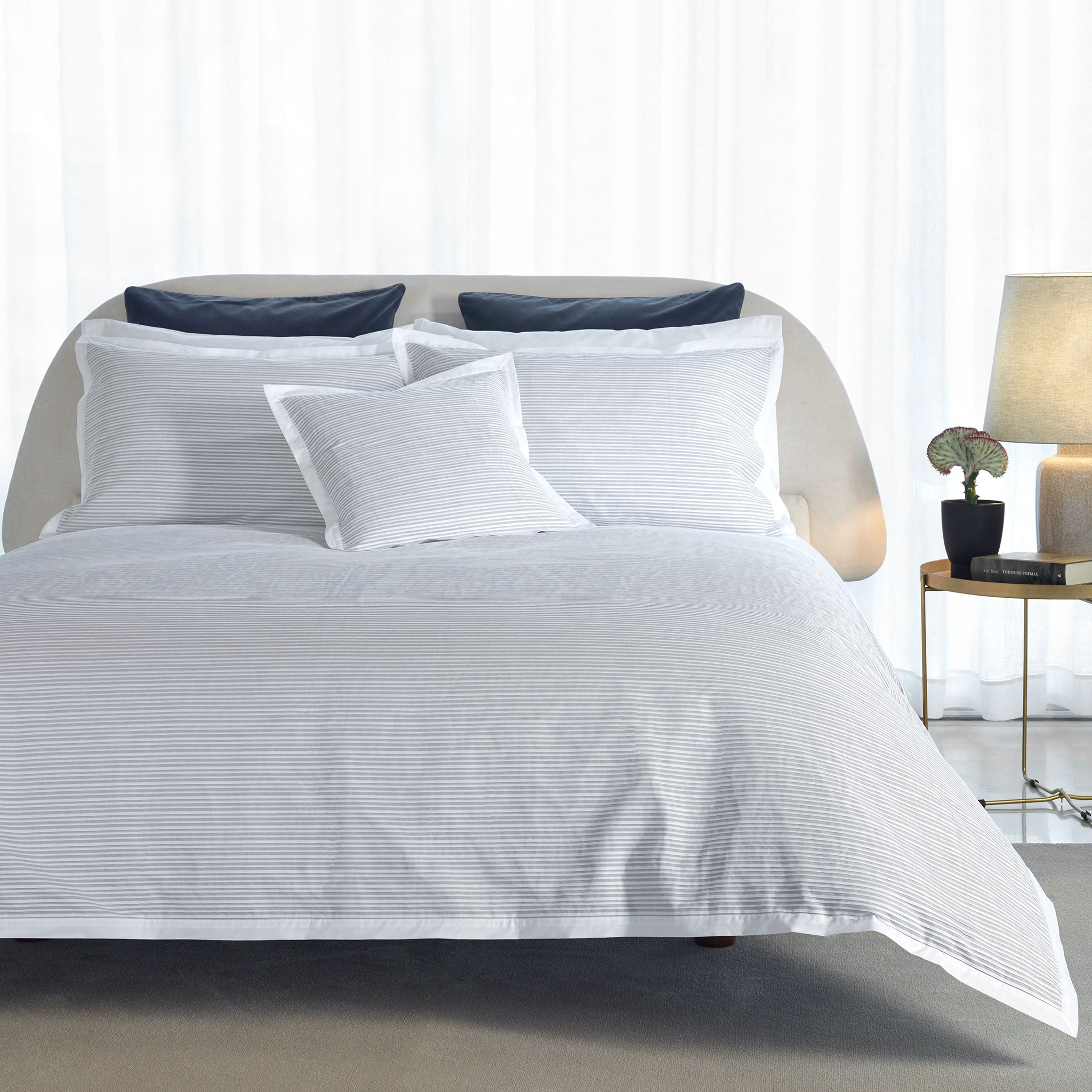 200TC Percale Pleated Euro Sham | Amalia Home Luna | Oroa.com