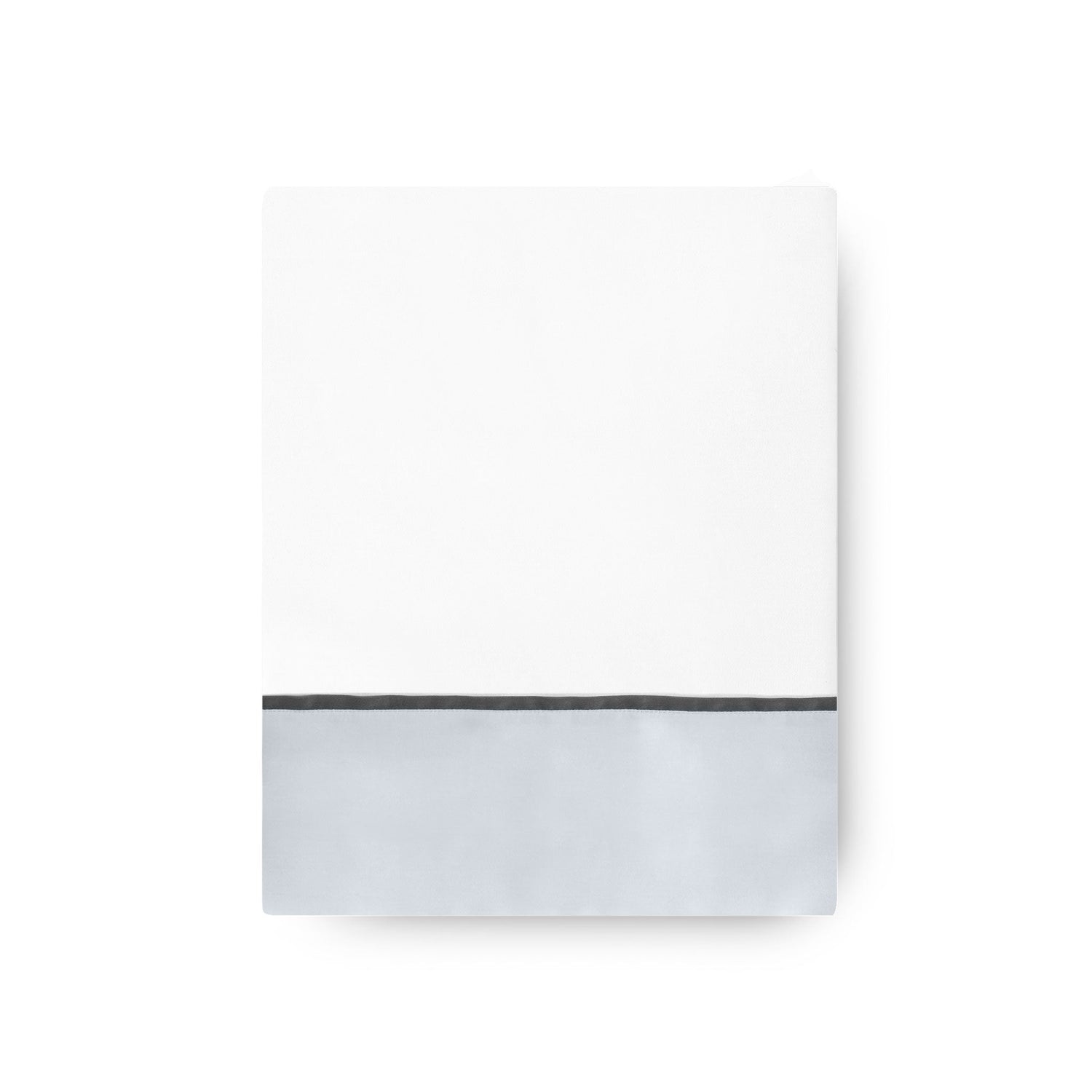 430TC Sateen Bordered Flat Sheet | Amalia Home Ovar | Oroa.com
