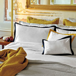 430TC Sateen Bordered Sham Set | Amalia Home Prado | Oroa.com