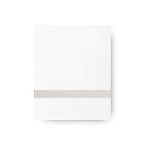 430TC Sateen Laced Flat Sheet | Amalia Home Sónia | Oroa.com