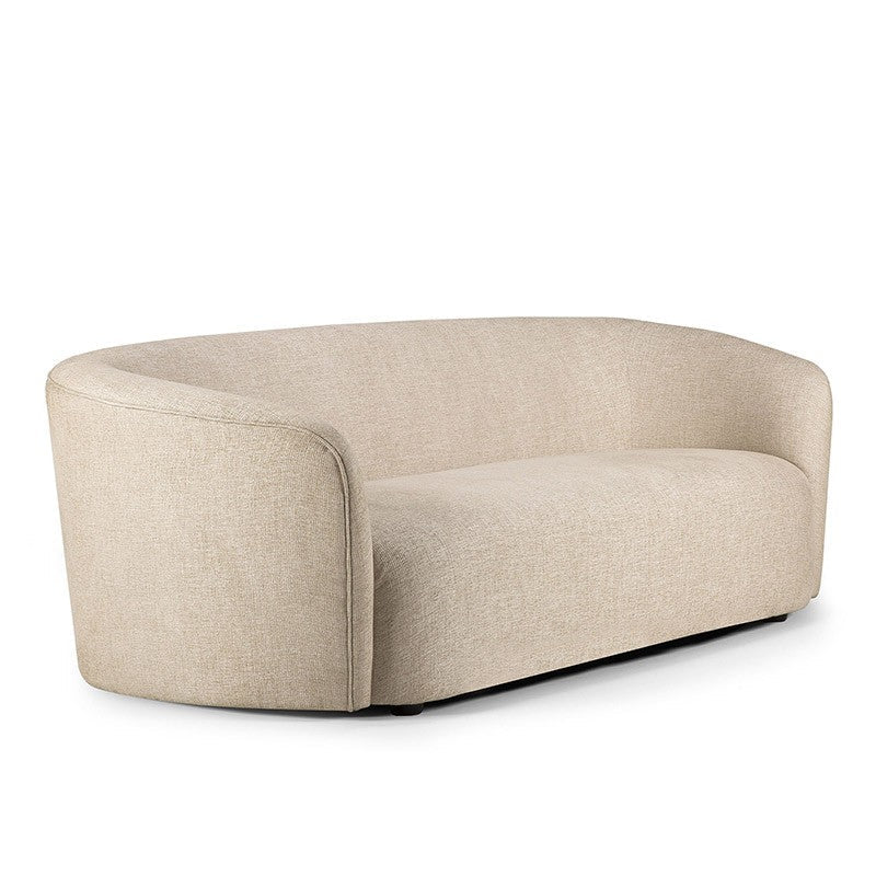 Curved Back 3-Seater Sofa | Ethnicraft Ellipse | Oroa.com